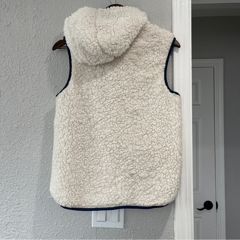 Original Weatherproof vintage Cozy White Sherpa vest XS - Picture 2 of 7